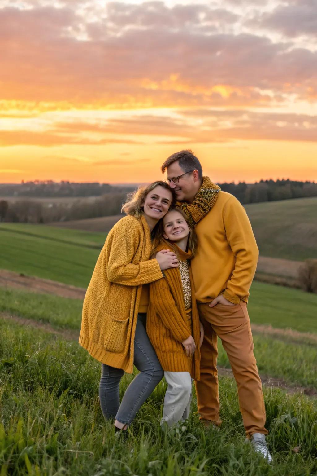 Warm hues during sun time create a magical glow.