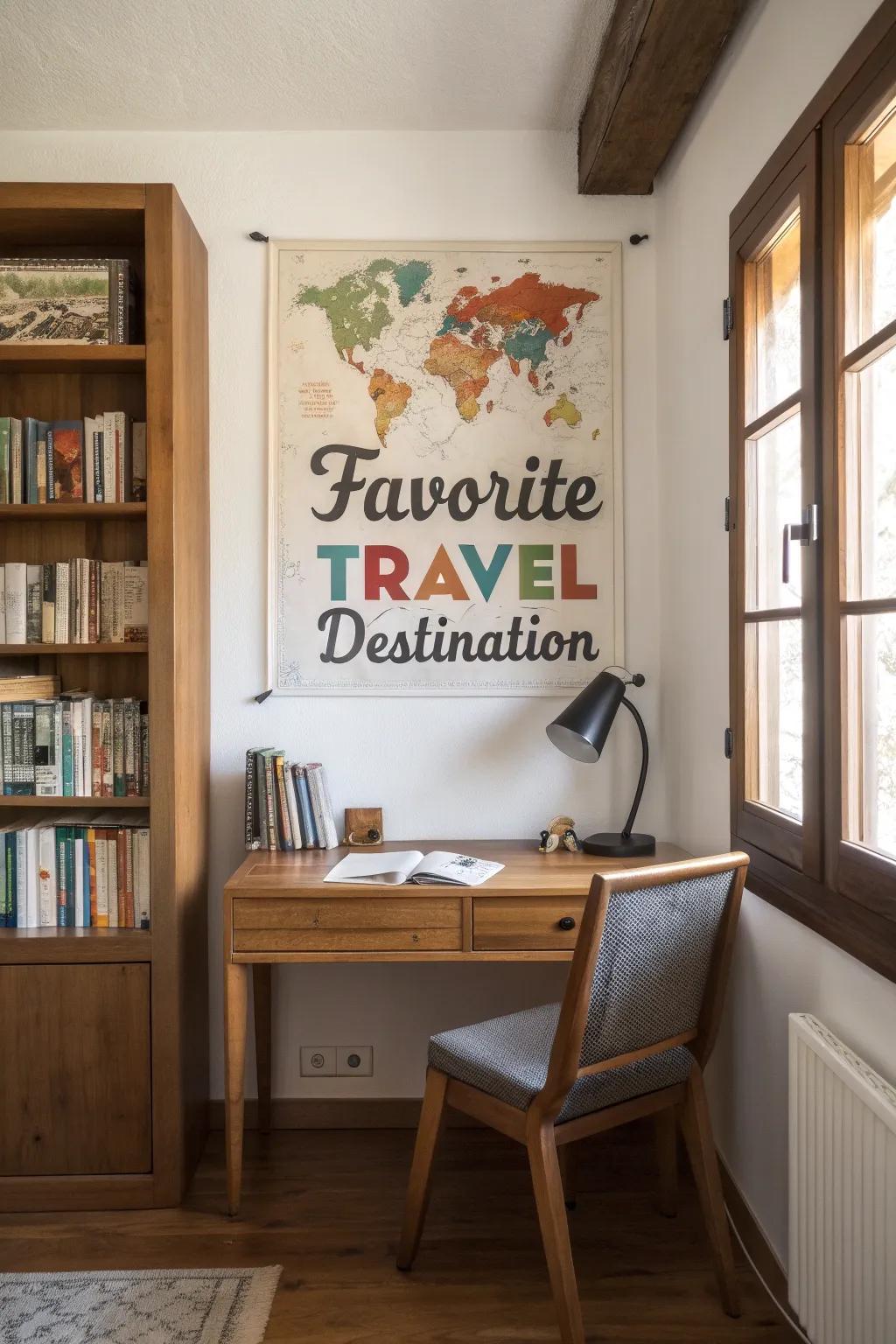 Typographic maps bring together the love of travel and design.