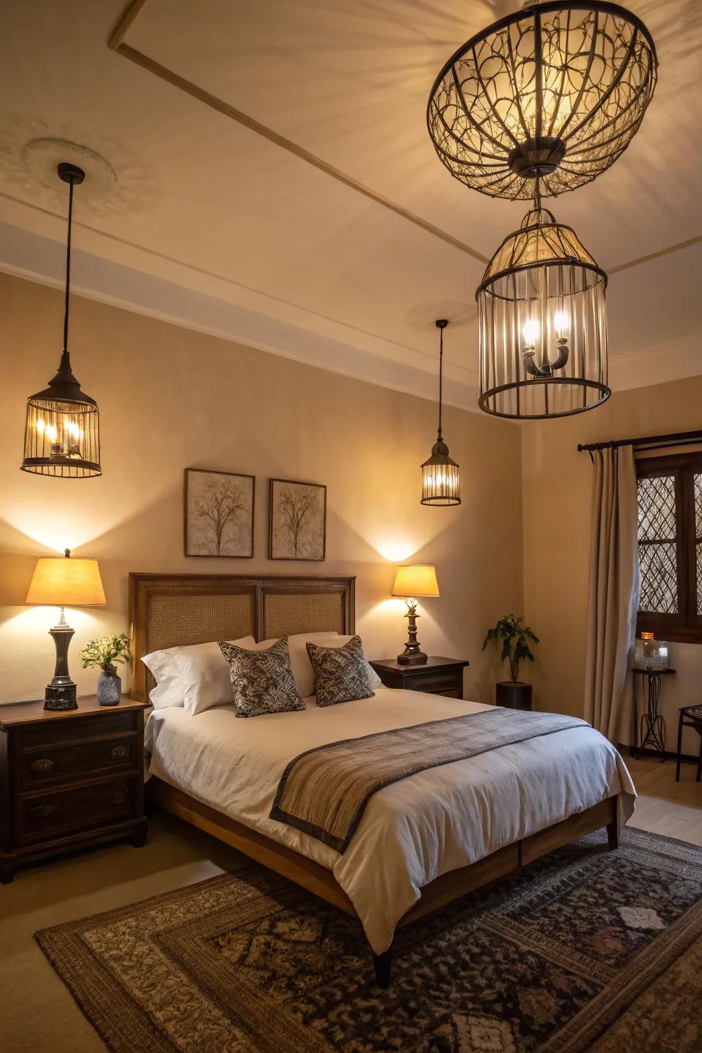 Changeable fixtures offer beauty and practical use.