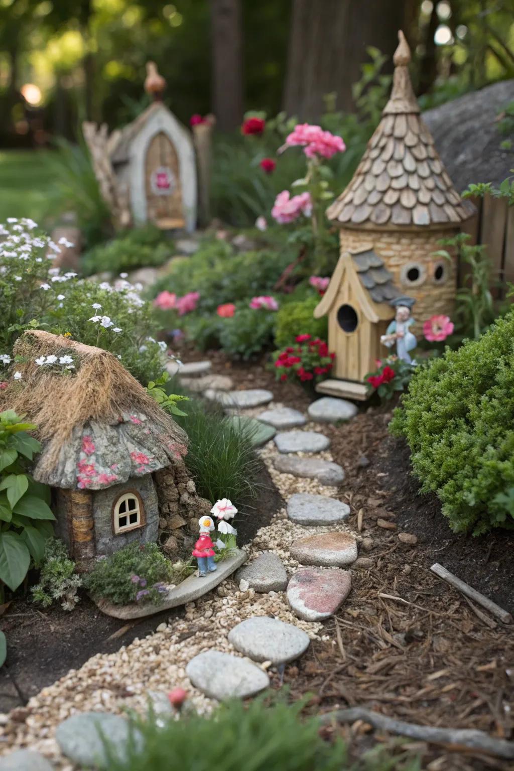 A magical garden adds magic and charm to any open-air area.