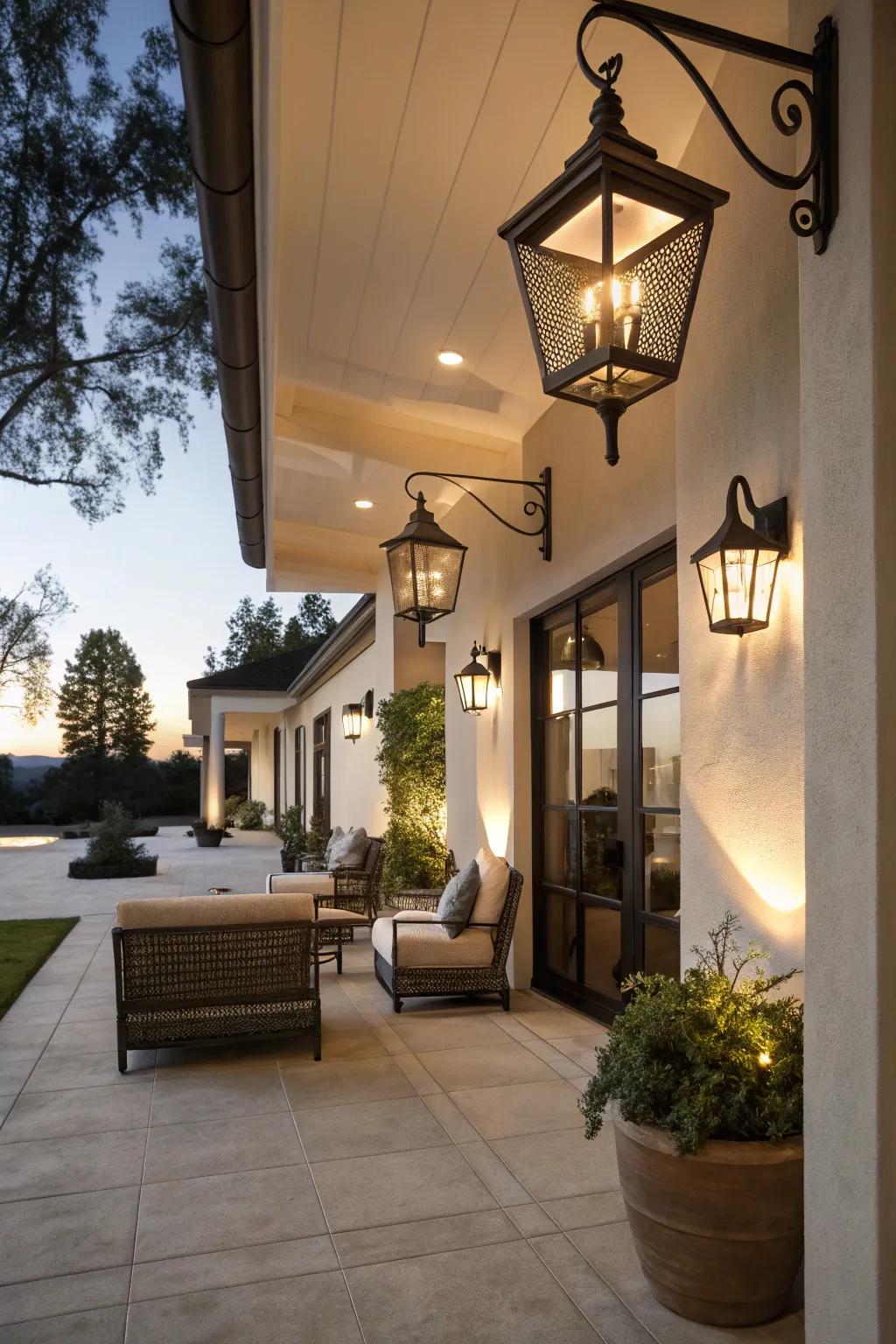 Large fixtures make a striking and dramatic statement.