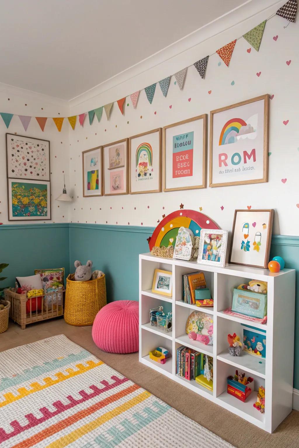 Design a creative and playful space with paneling.