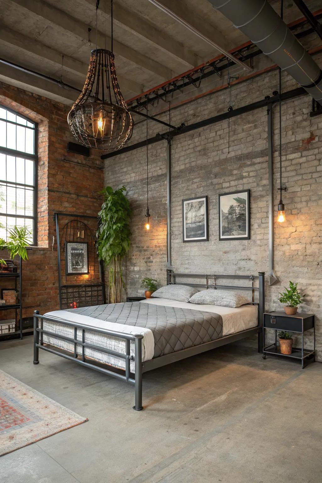 Combining rugged and modern is the essence of industrial platform beds.