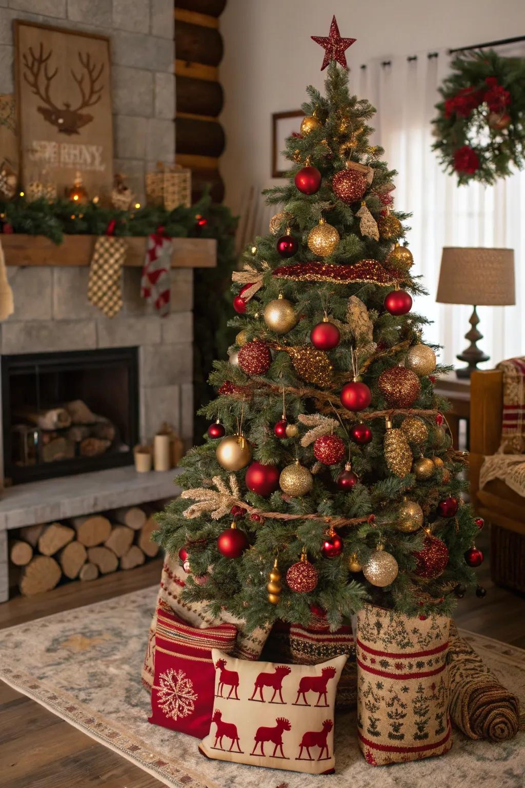 Themed decorations create a cohesive look.