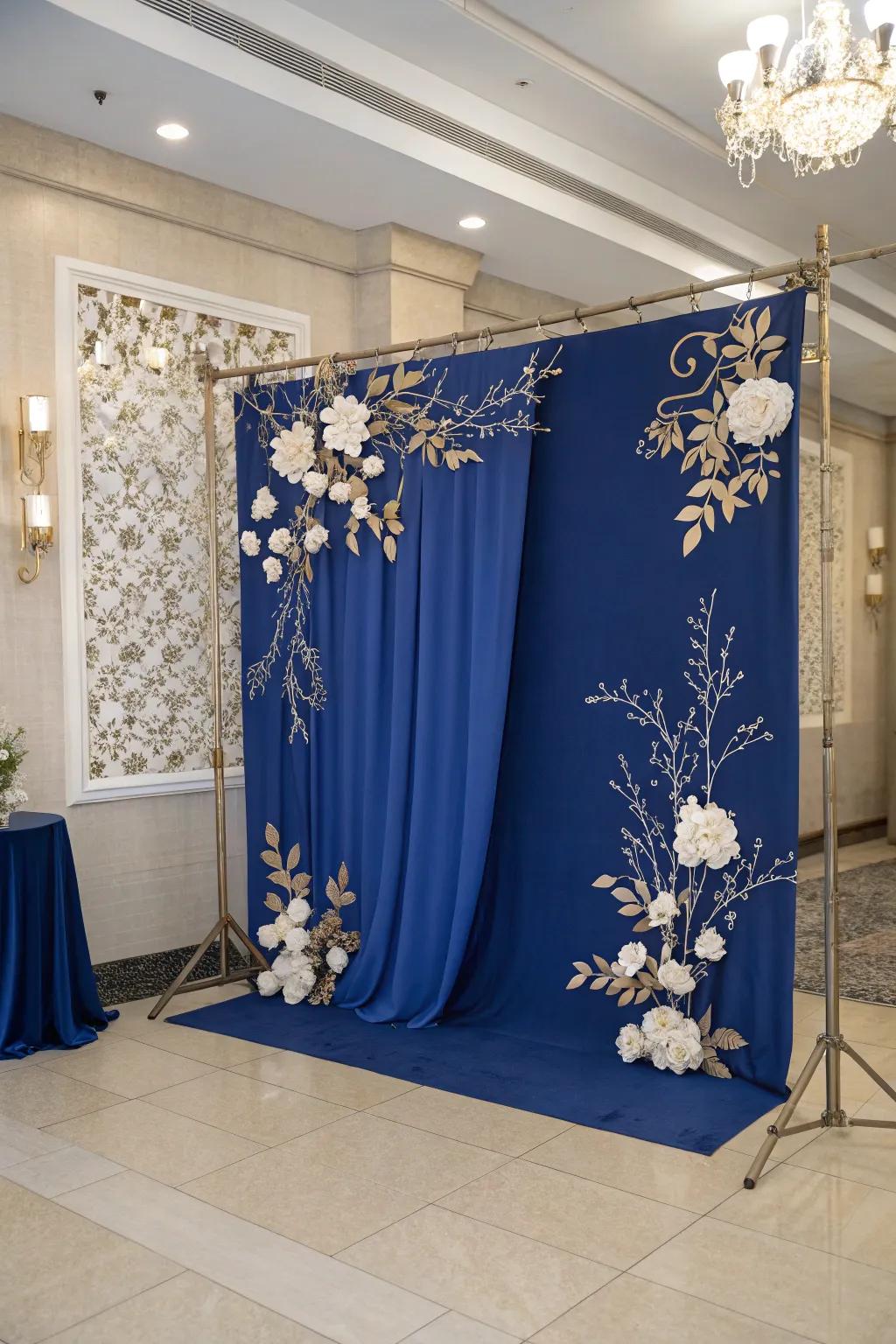 A striking majestic blue scene perfect for memorable photos.