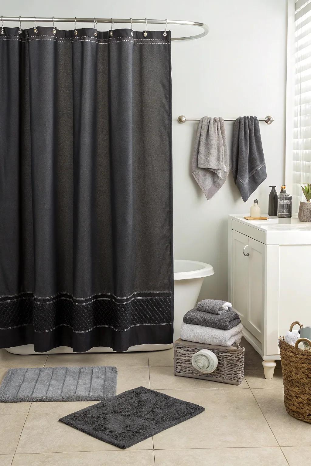 Monochrome designs craft a harmonious style.