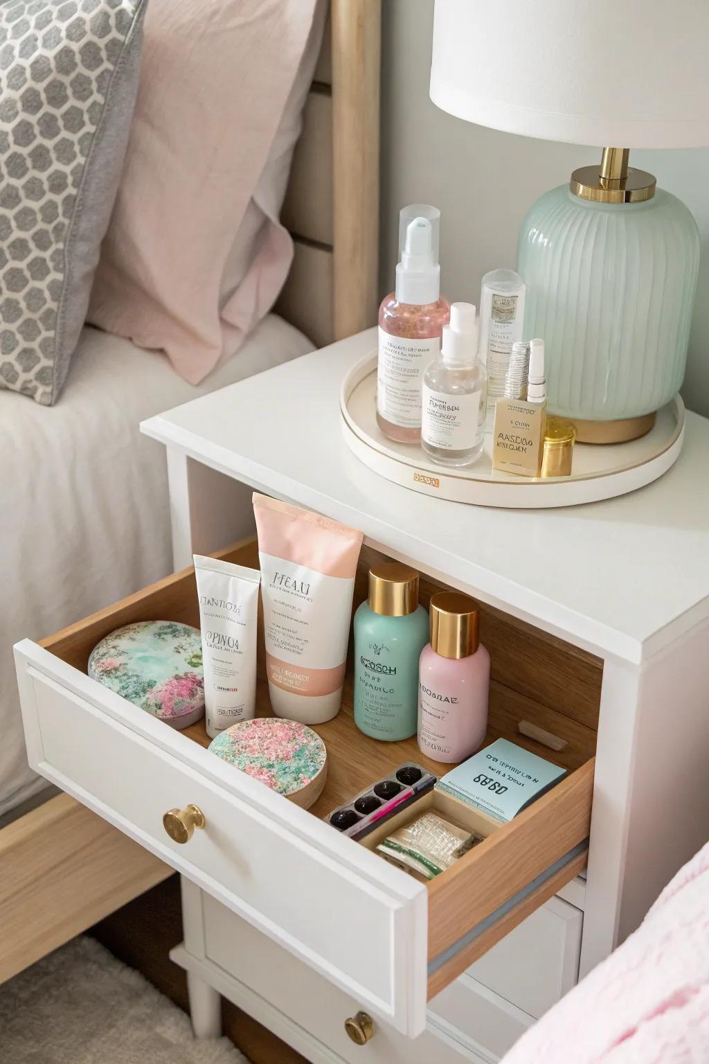Self-care products add an element of pampering.