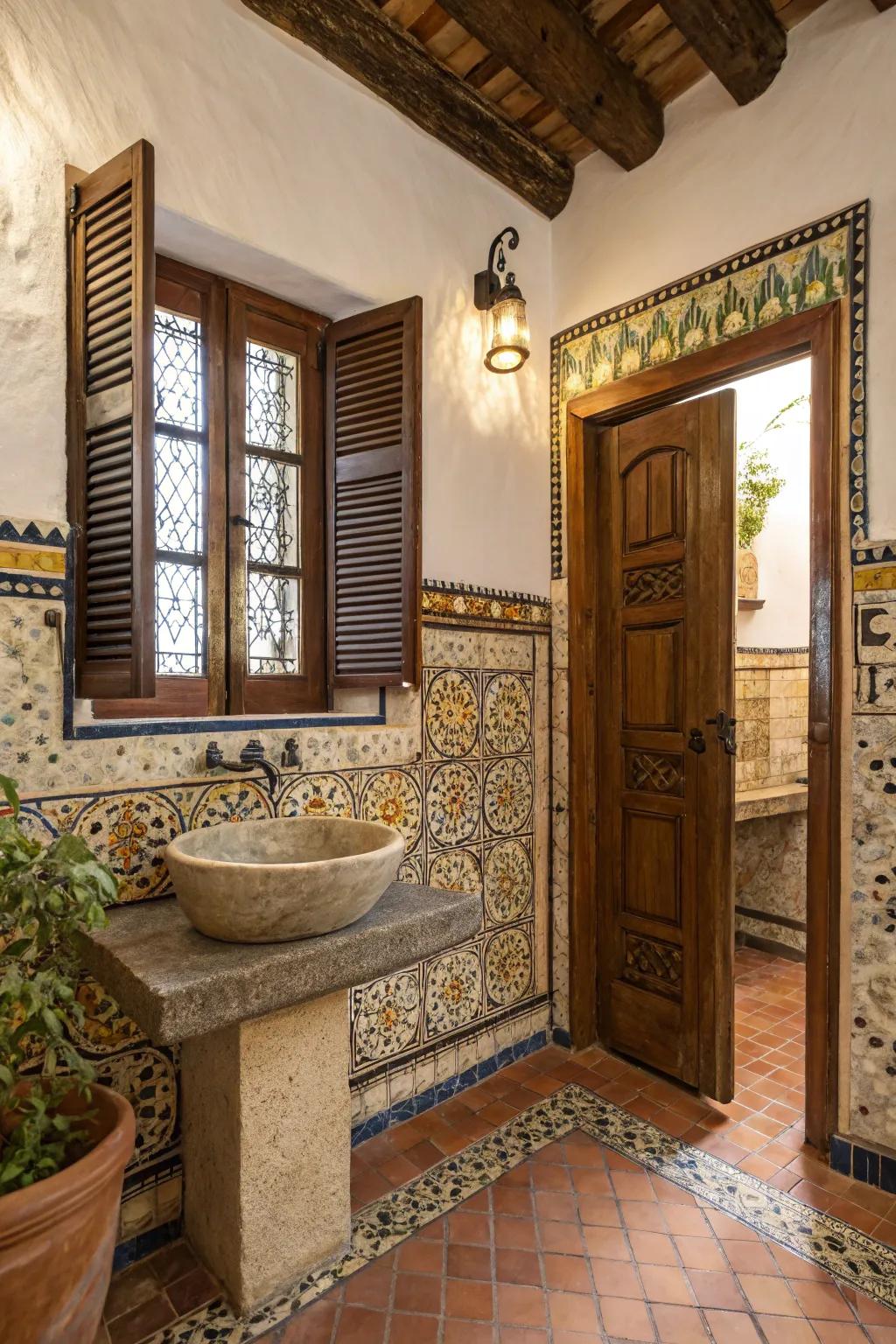 Rock sinks brings a natural piece to your bathroom.