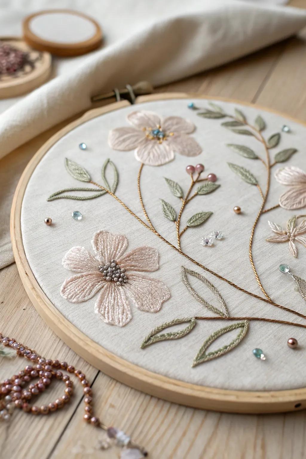 Elevate your stitching with a touch of sparkle and texture. #Craftsmanship #ScandiBoho