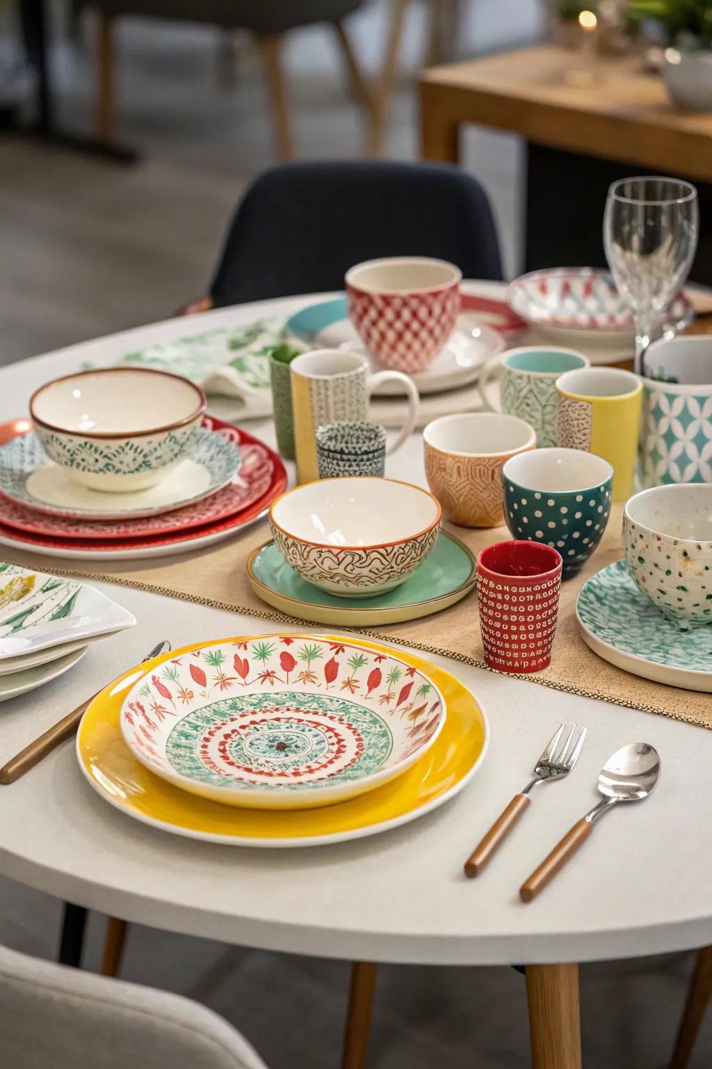 Unifying styles introduces unique charm to the table.