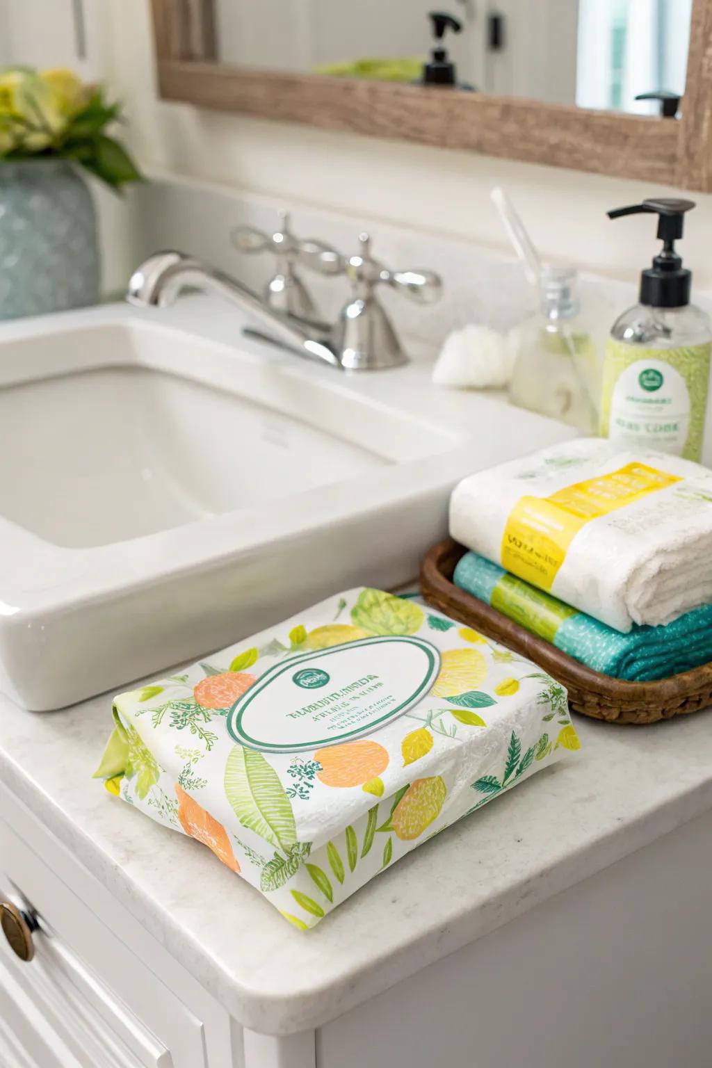 Face cloths offer a fast and straightforward refreshment.