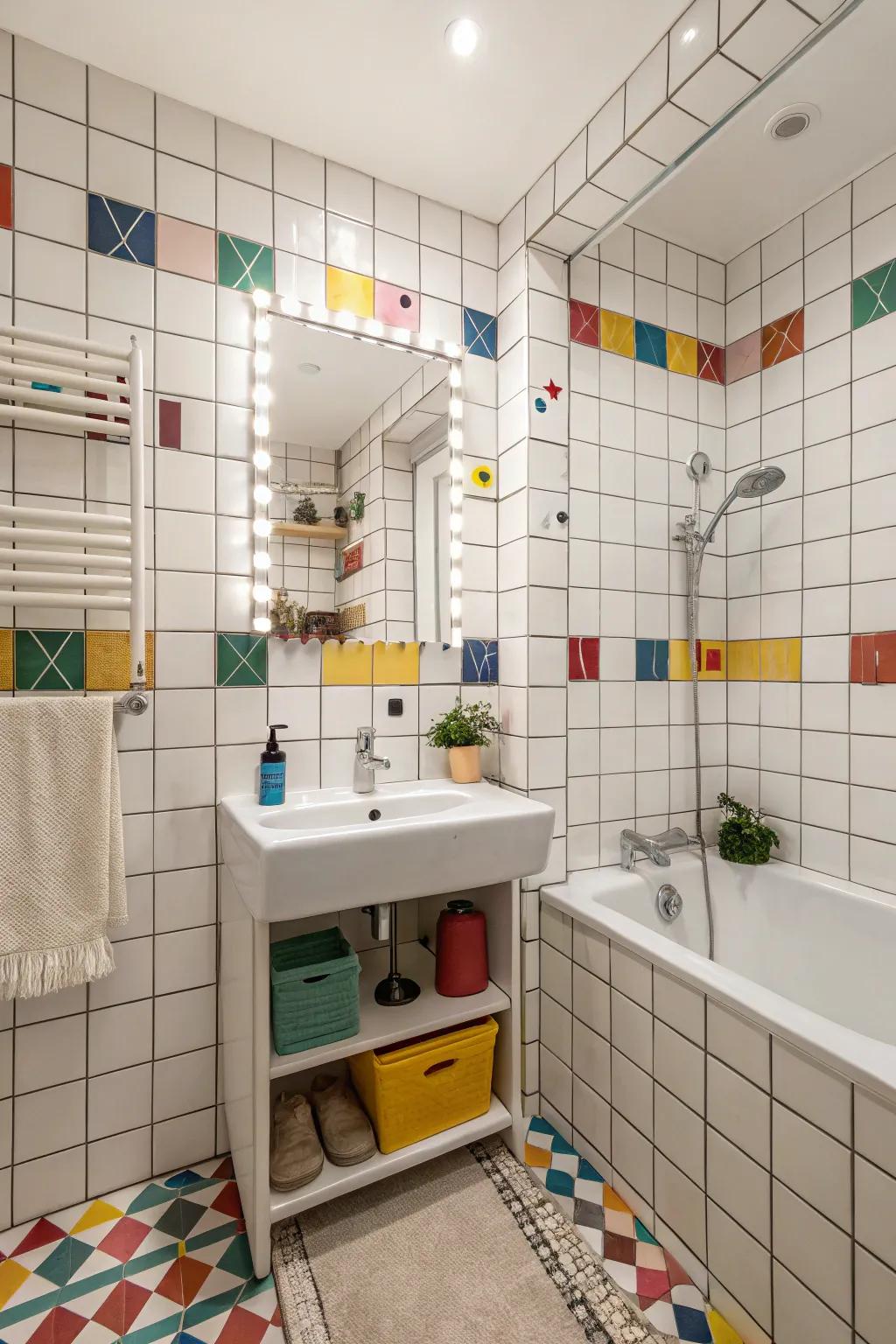 Shade varied filler offers a playful and personalized touch.