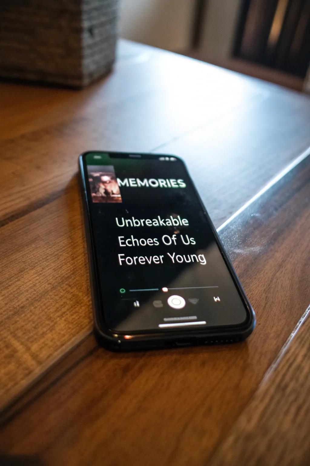 A customized list filled with meaningful music.