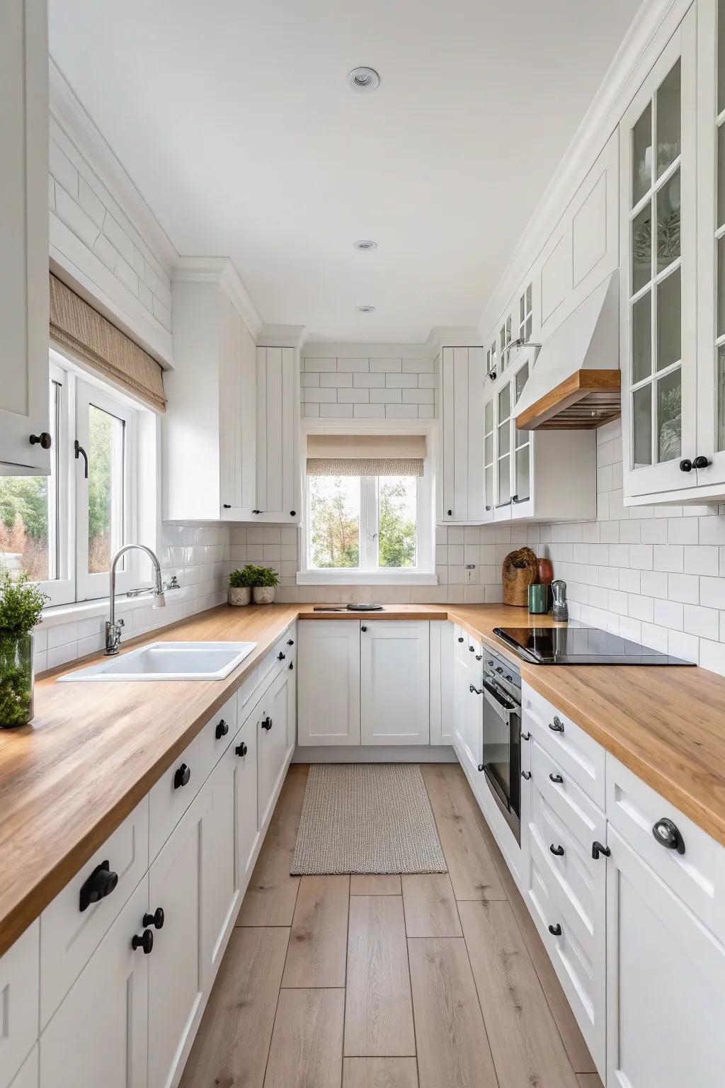A symmetrical culinary design that exudes balance and harmony.