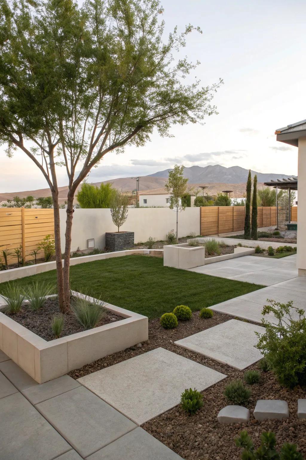 Achieve tranquility with a sleek, minimalist design.