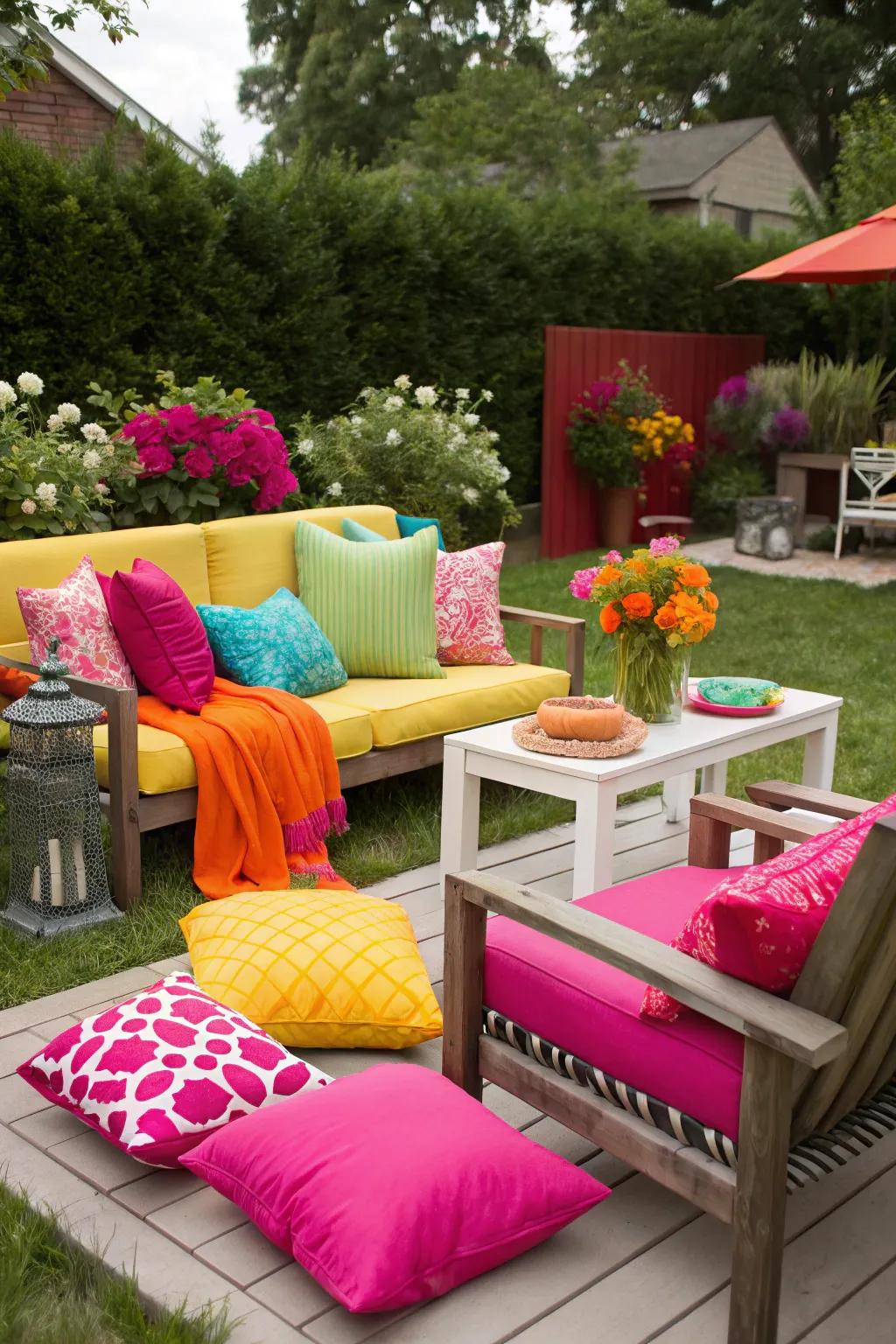 Bold colors energize and enliven your space.