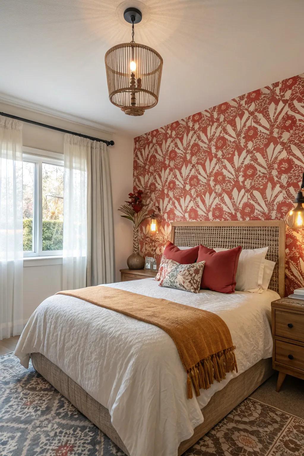 Experiment with patterns using temporary coverings.