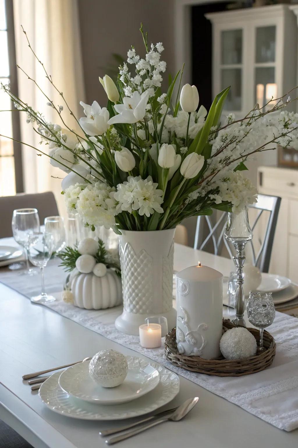 Single-shade palettes deliver a fashionable and unified vista.