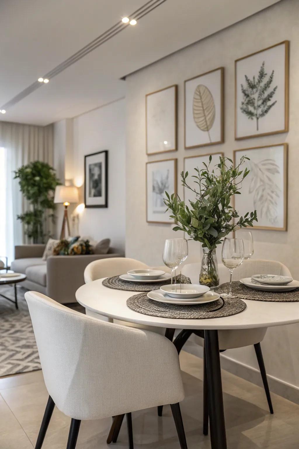 Achieve elegance through simplistic design.