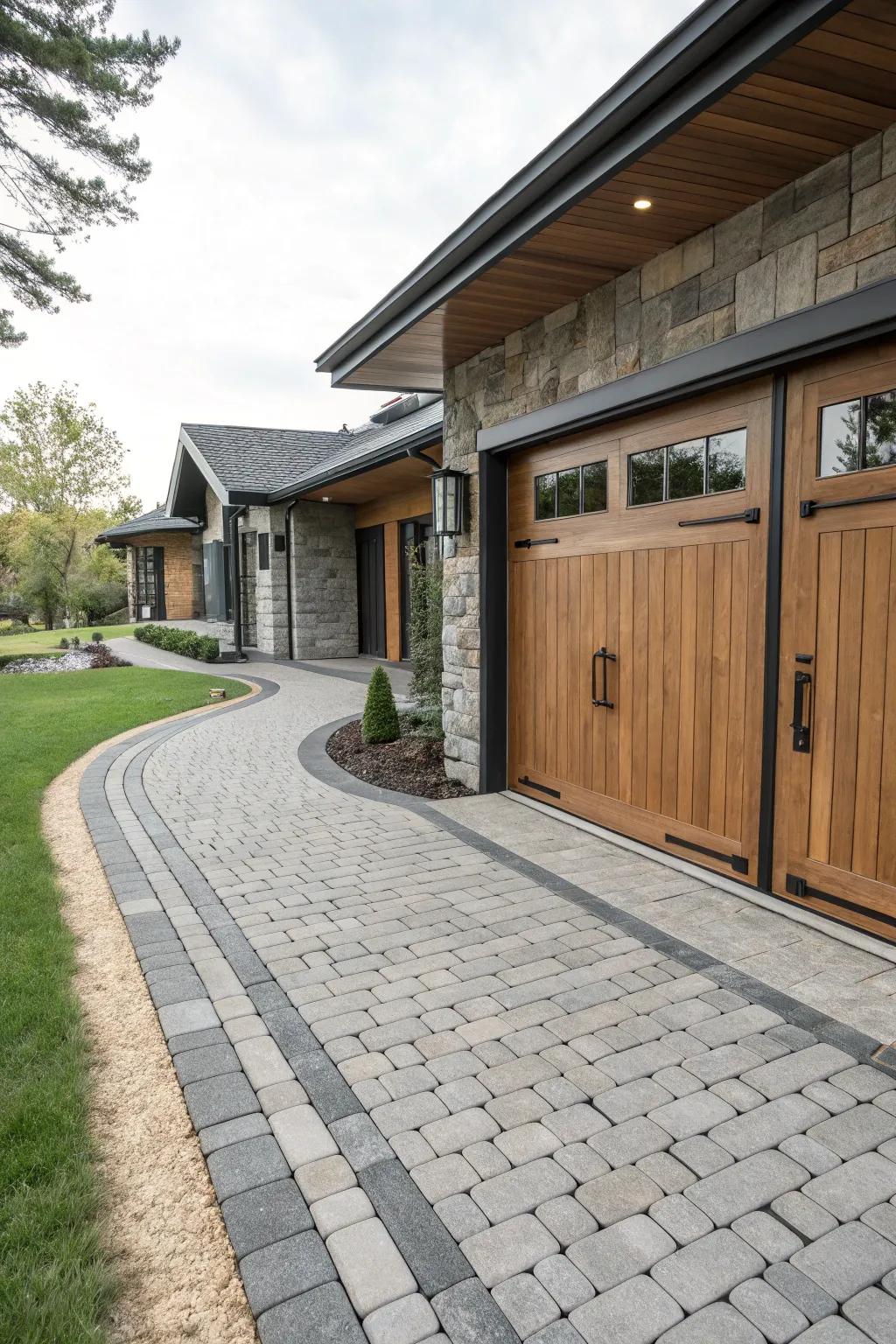 Blending mediums heightens contrast and modern charm.