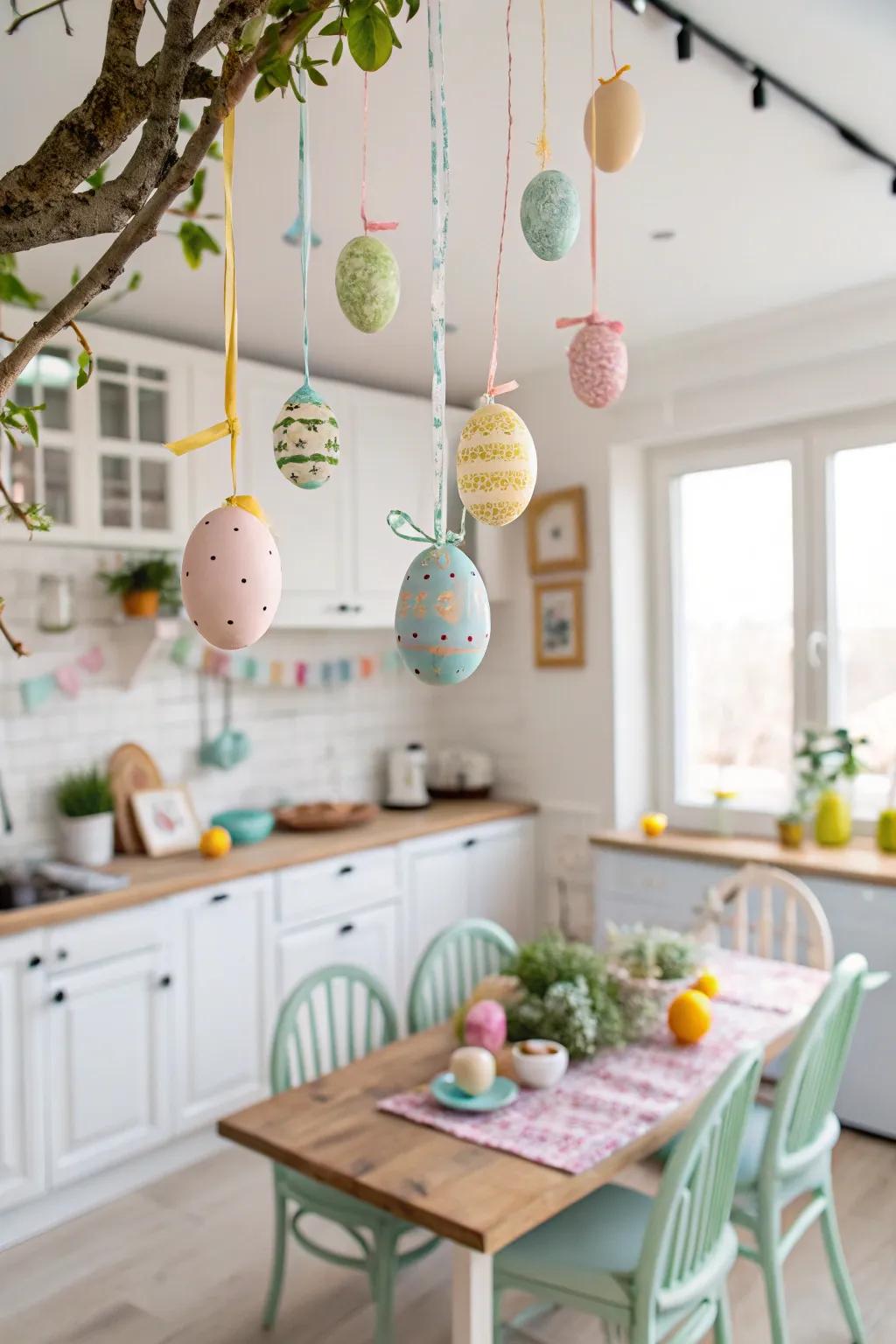 Lofting eggs help spark some visual elements.
