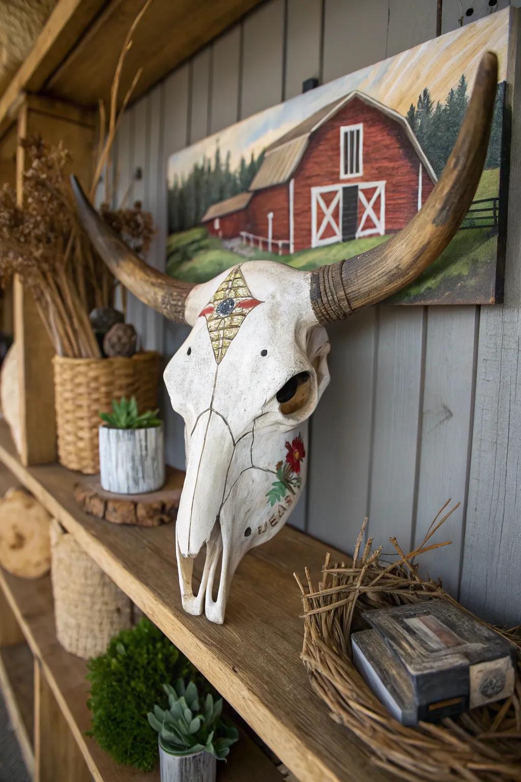 Rustic motifs bring countryside charm to urban spaces.