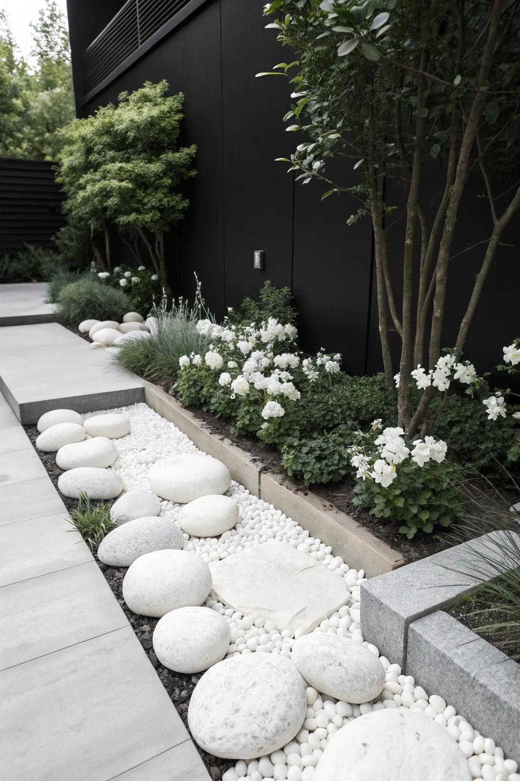 Attain a chic aesthetic with a monochrome motif.