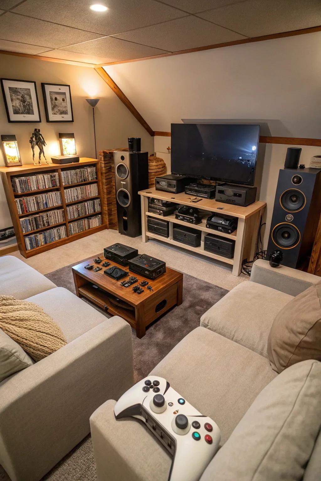 Immersive audio enriches your gaming sessions.