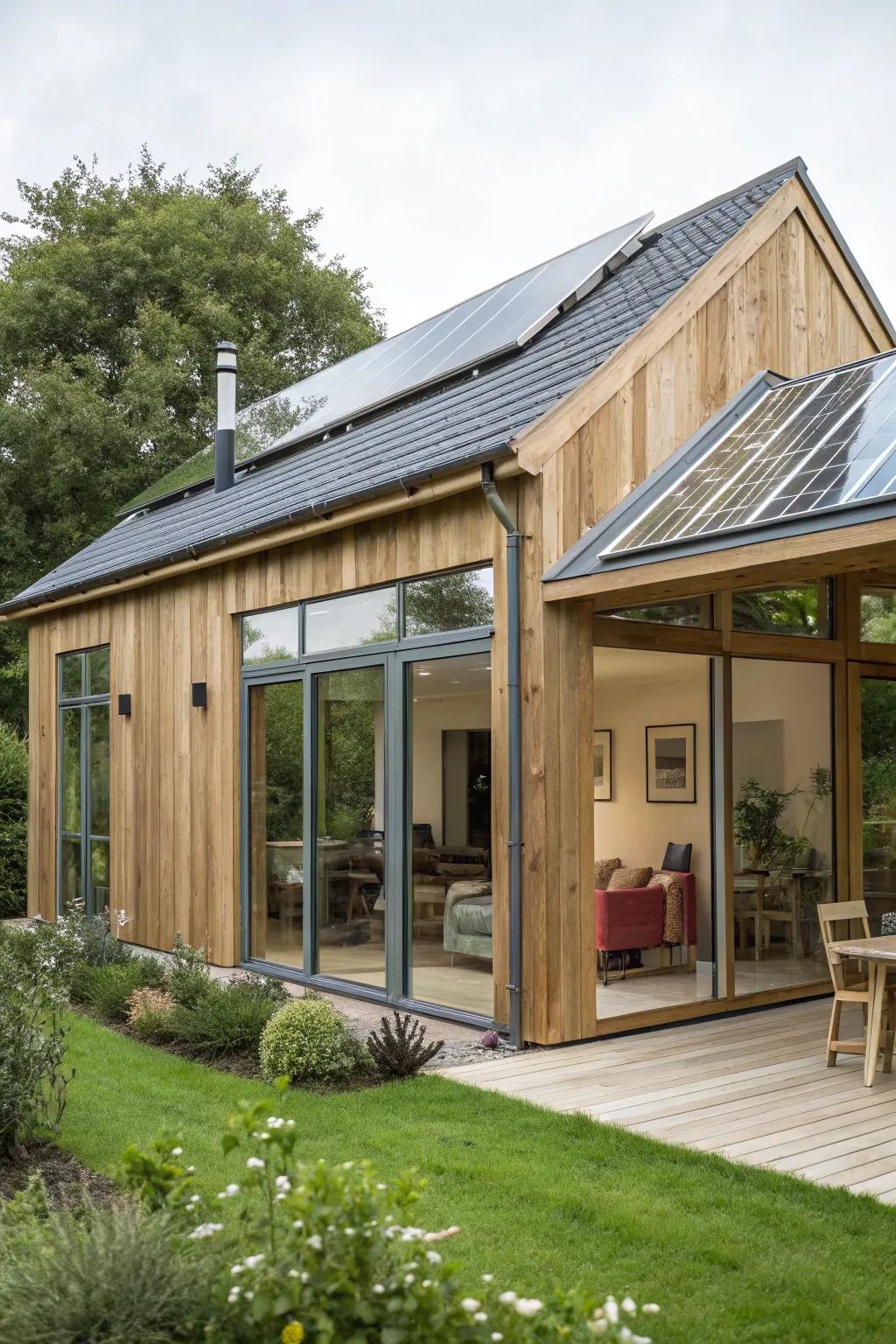 A sustainable expansion exhibiting respect toward the surrounding setting.