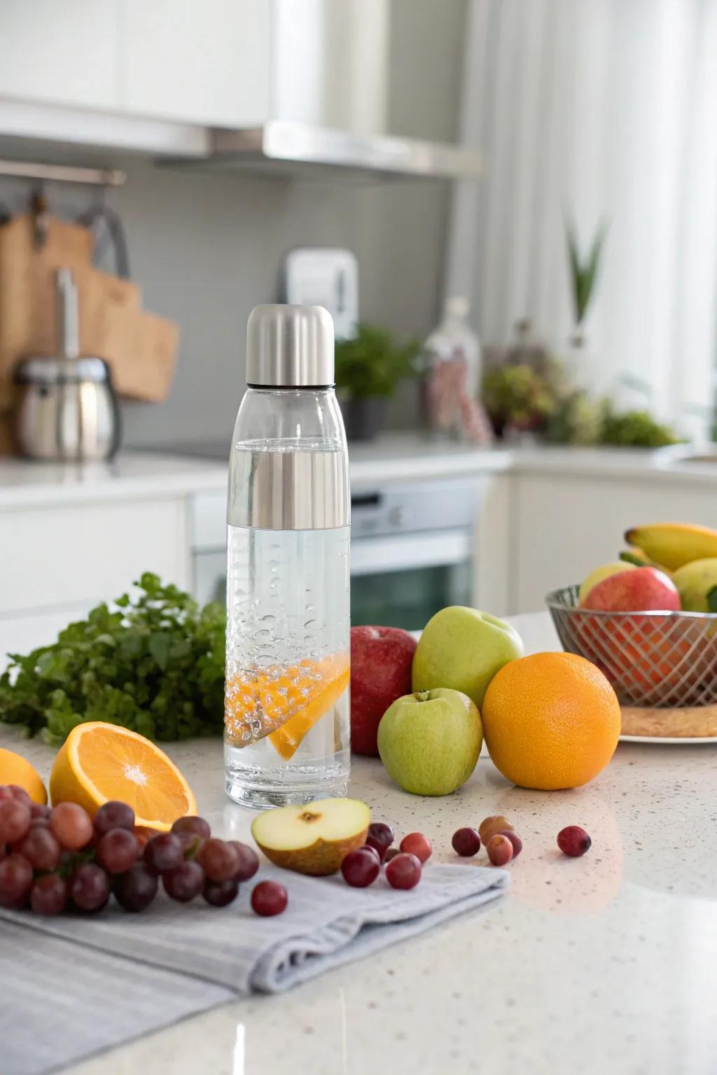 Hydration essentials: Replenish during workouts.