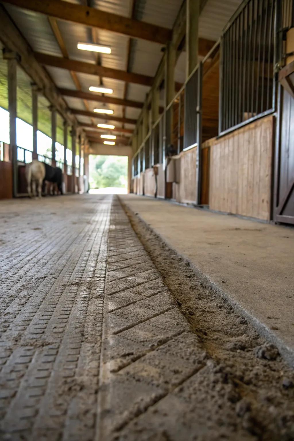 BrushStroke StoneMix adds safety and grip to standard StoneMix flooring.