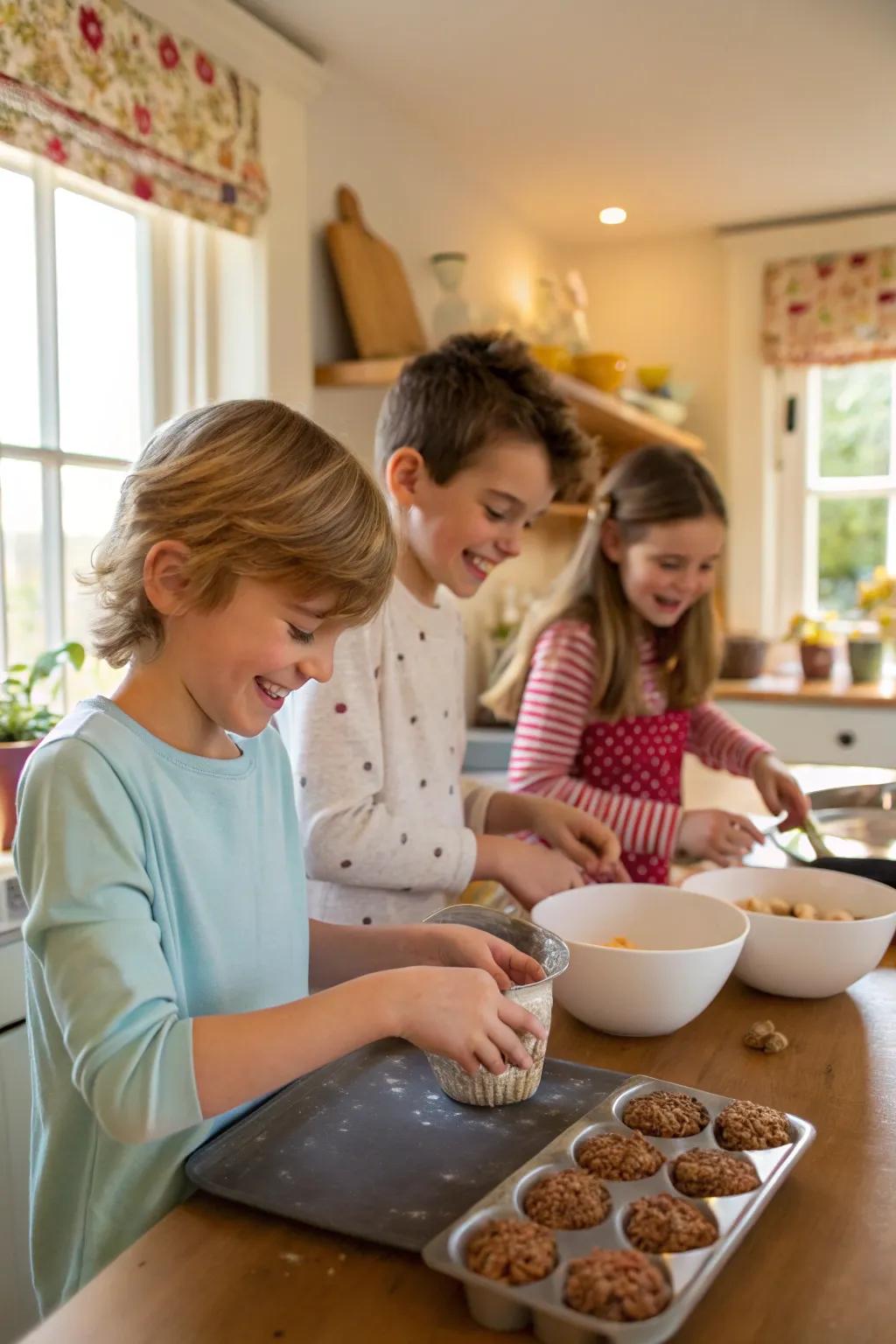 Junior cooking sessions allow for both learning and fun.