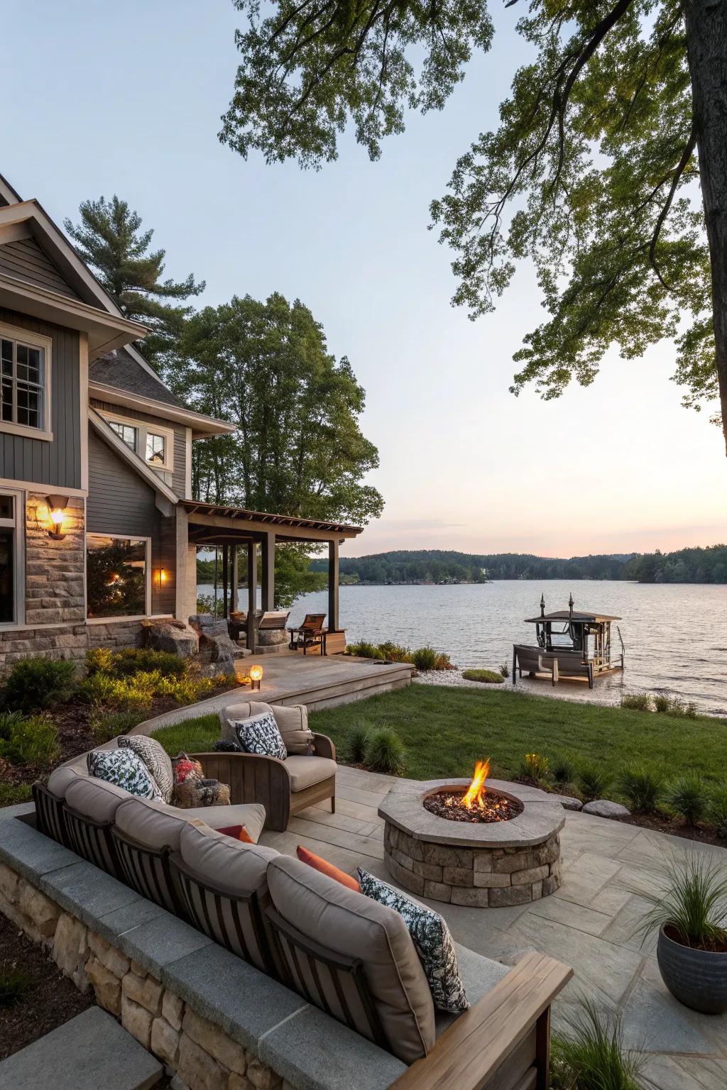 Outdoor spaces extend comfort to nature.