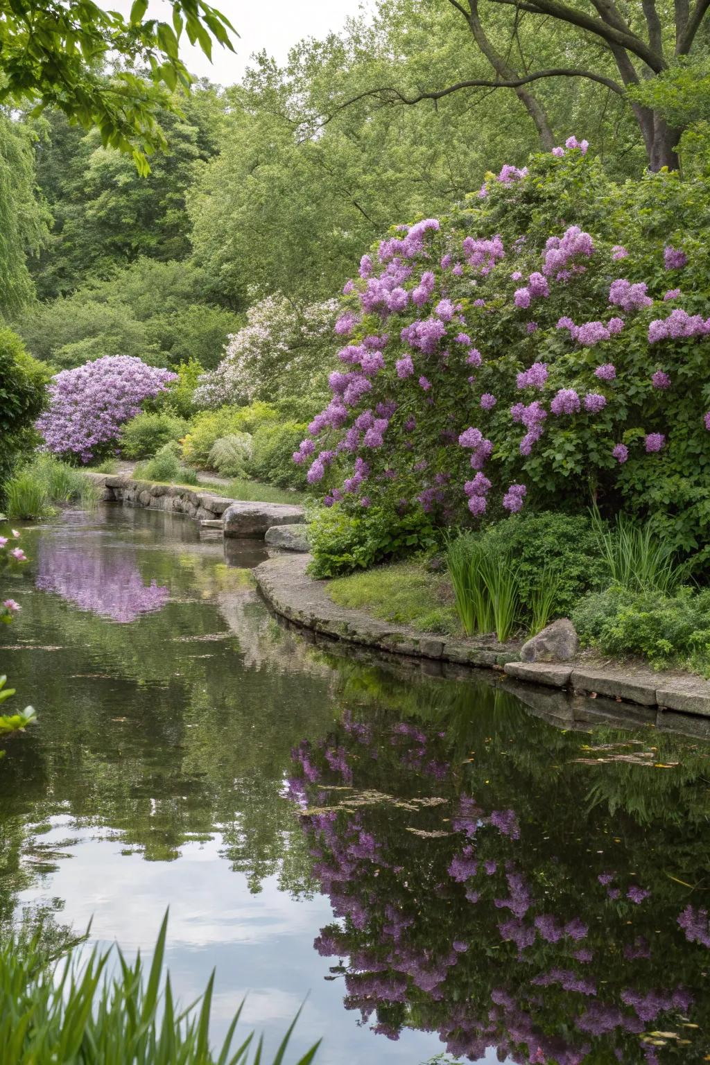 <strong><em>Mystic Blooms</em></strong> complement the serene atmosphere of a garden aqueous element.” loading=”lazy” class=”pimg”>
	</picture><figcaption><strong><em>Mystic Blooms</em></strong> complement the serene atmosphere of a garden aqueous element.</figcaption></figure>
<p>Place <strong><em>Mystic Blooms</em></strong> near a pond or fountain to amplify their tranquil qualities. My <strong><em>Mystic Blooms</em></strong> reflect beautifully in the water, producing a peaceful garden landscape.</p>
<h3>Items that may come in handy:</h3>
<ul class=