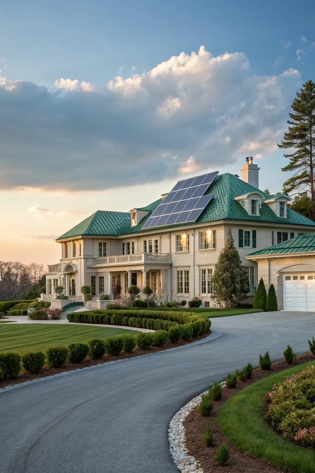 Eco-friendly features that enhance efficiency and blend with nature.