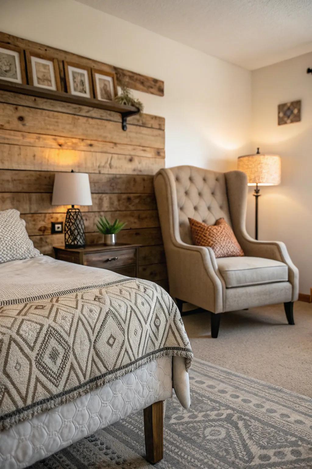 Unique furniture items introduce character and intrigue.