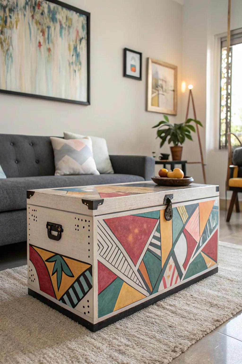 A contemporary masterpiece with conceptual art designs.