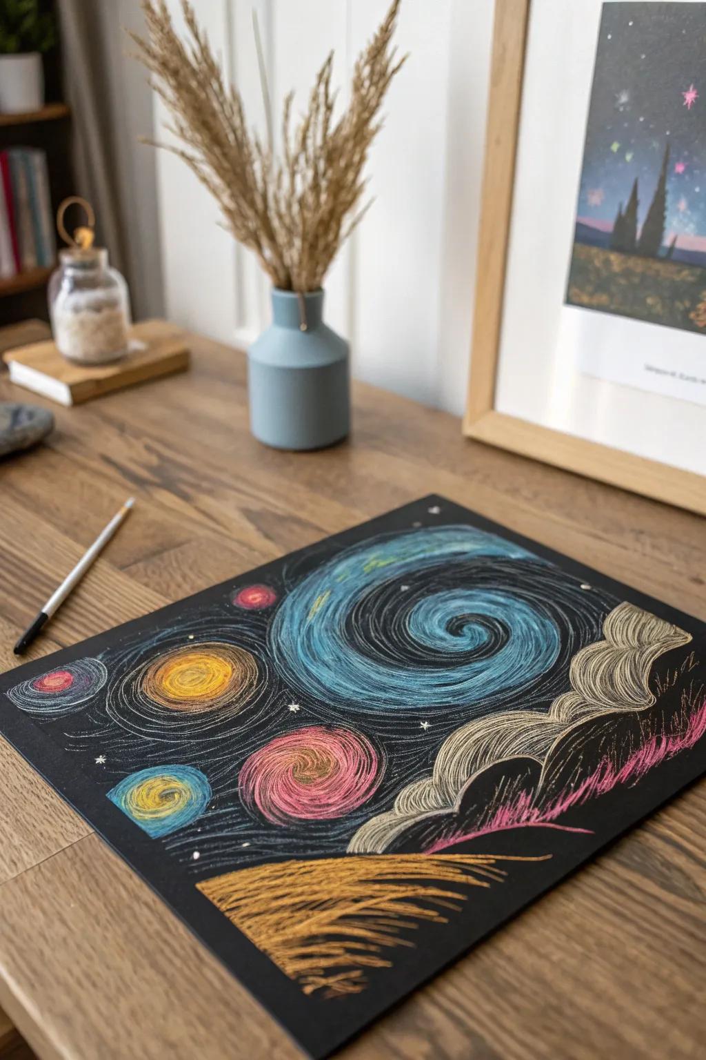 Reveal the enchantment below with your unique abrasive design, blending vivid tints with artistic refinement.