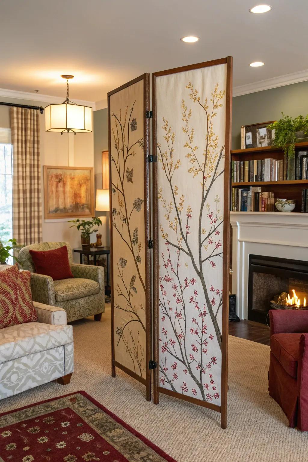 Cloth panels deliver grace and versatility.