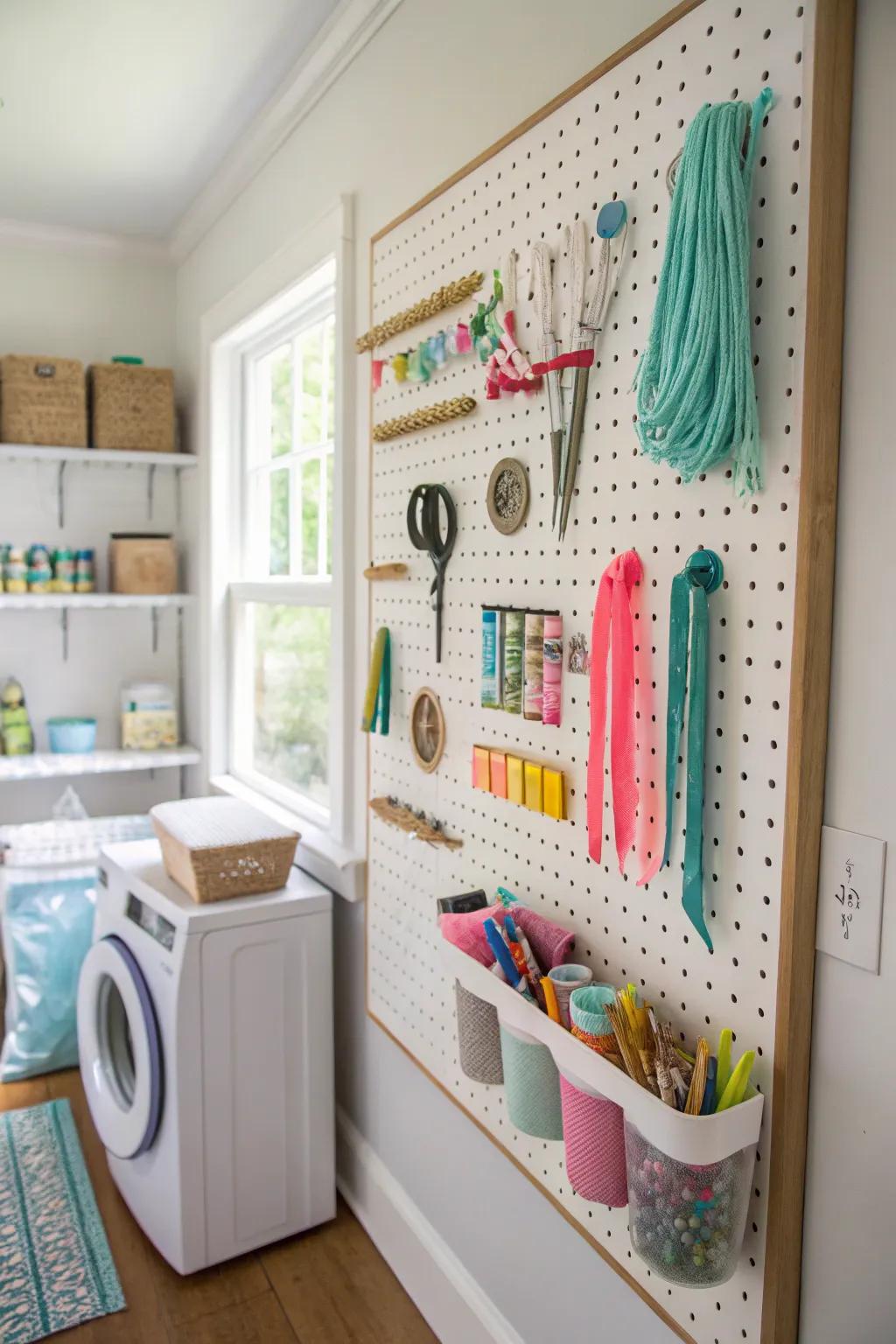 Get those creative juices flowing with a panel craft nook.