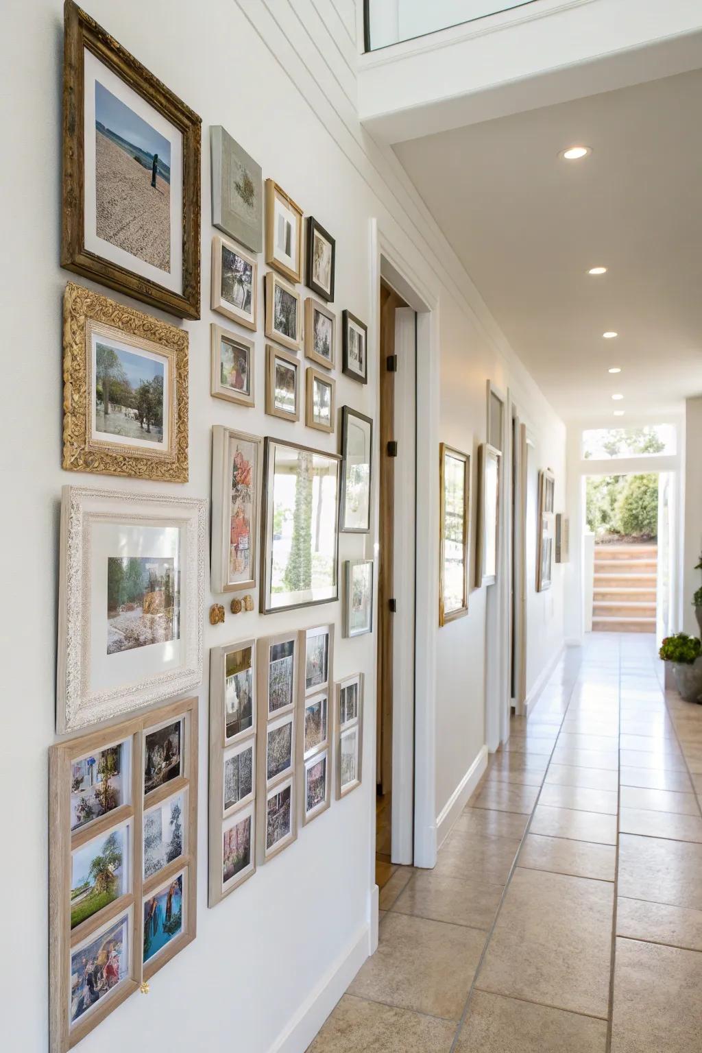 Mirrors contained within the photographic assemblage reflect radiance and expand the sector's horizons.