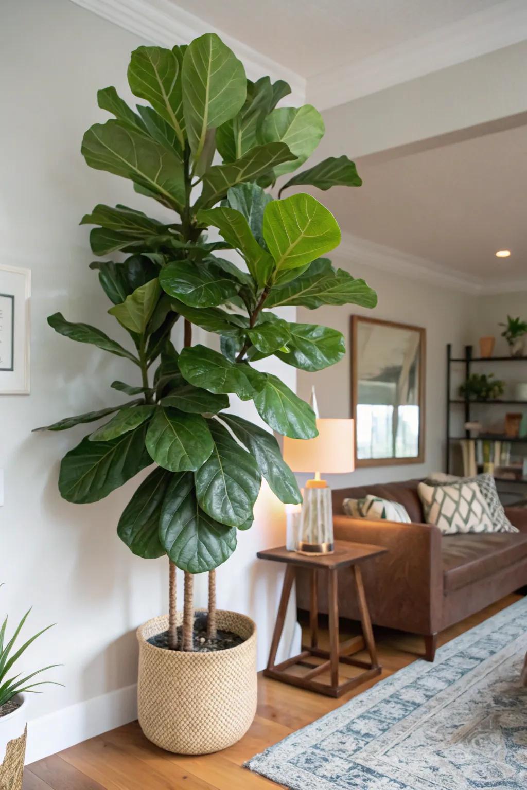 Let a statement plant be the focal point of your room.
