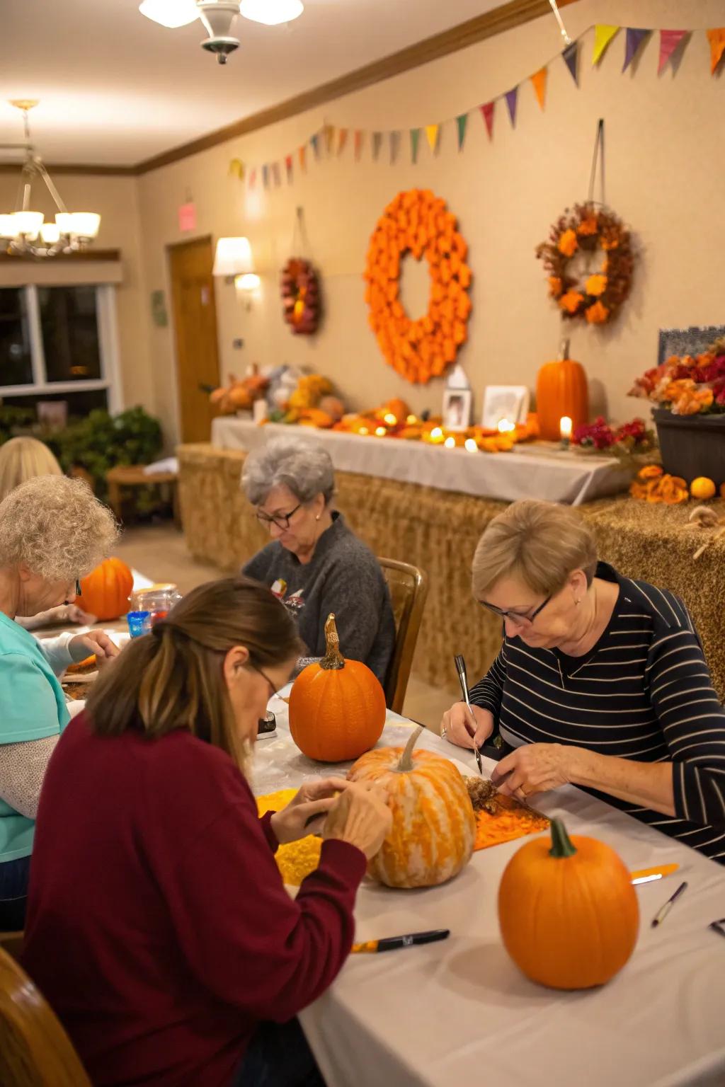 Gourd painting for a creative change.