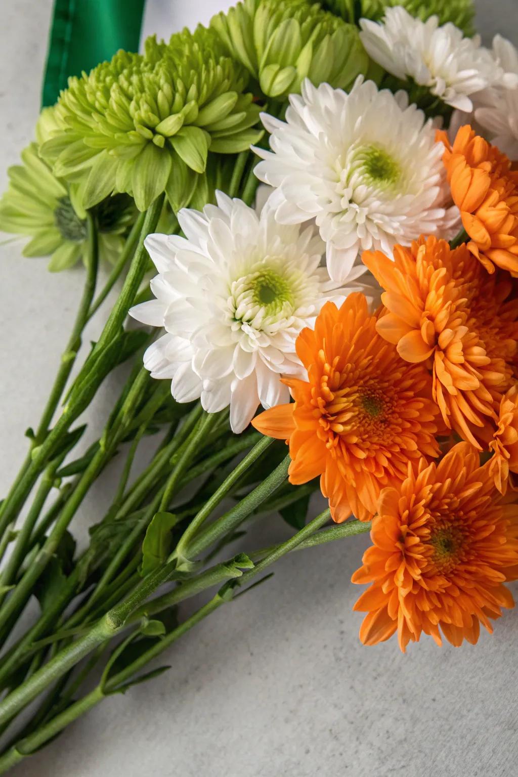 An Irish pennon blossom exhibition celebrates the holiday and heritage.