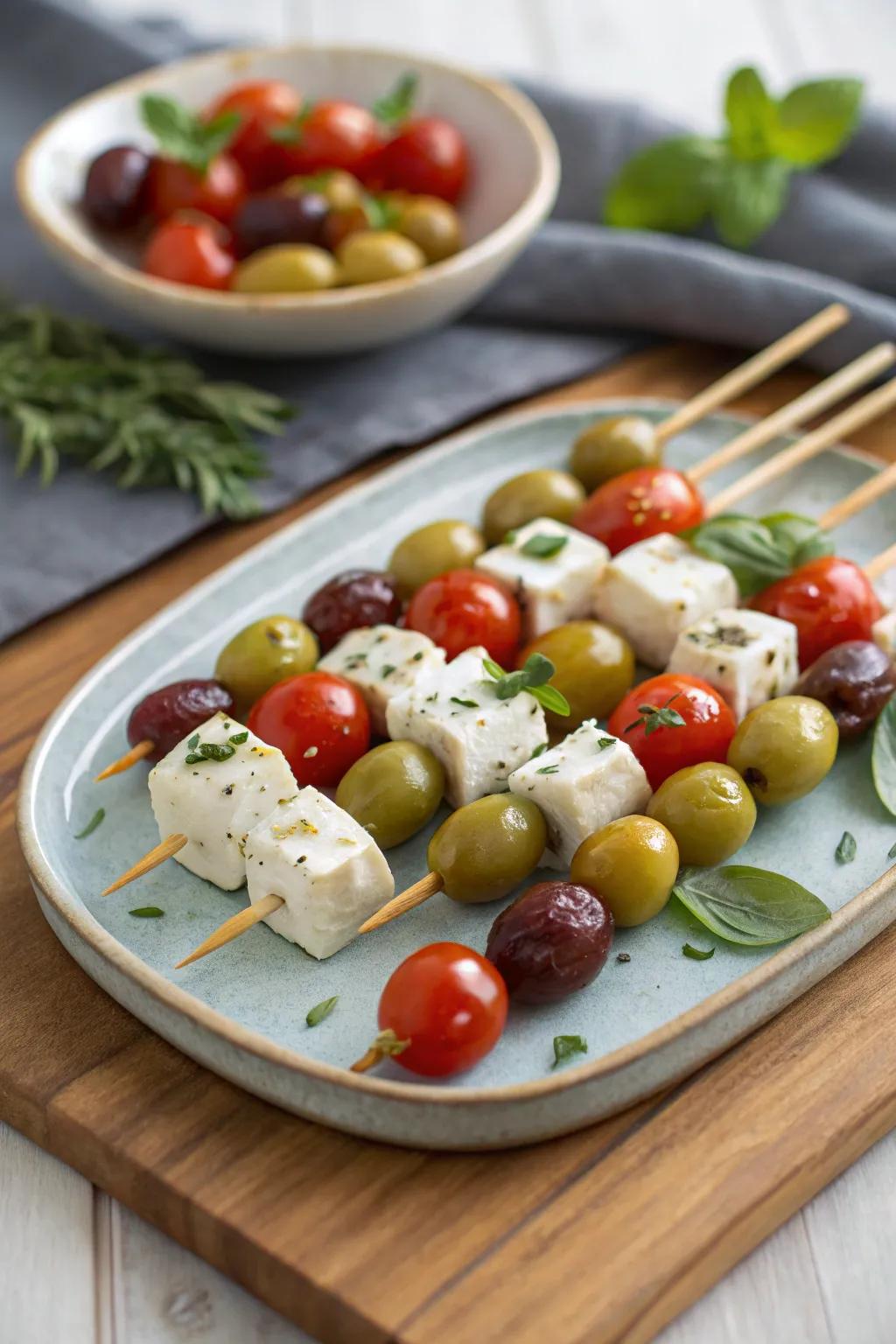 Easy olive appetizers.