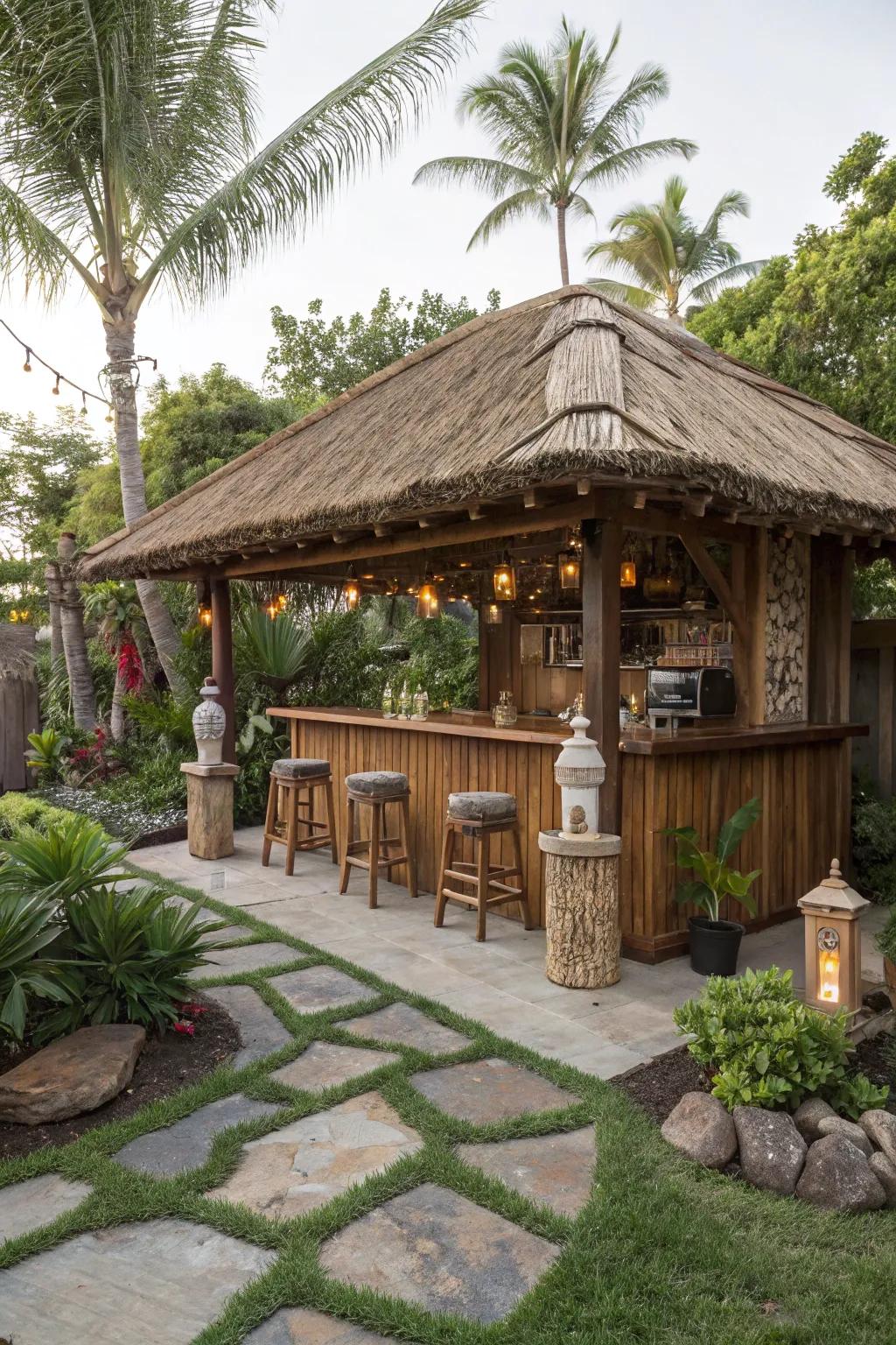 Salvaged lumber roofs propose sustainability alongside character.