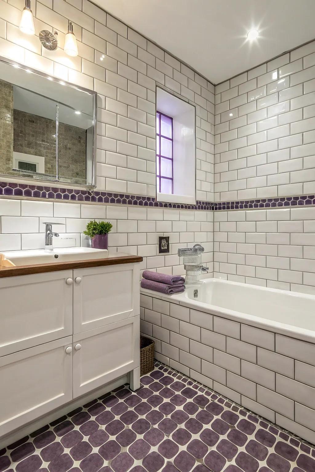 Hazy lavender filler offers a chic and sophisticated twist.