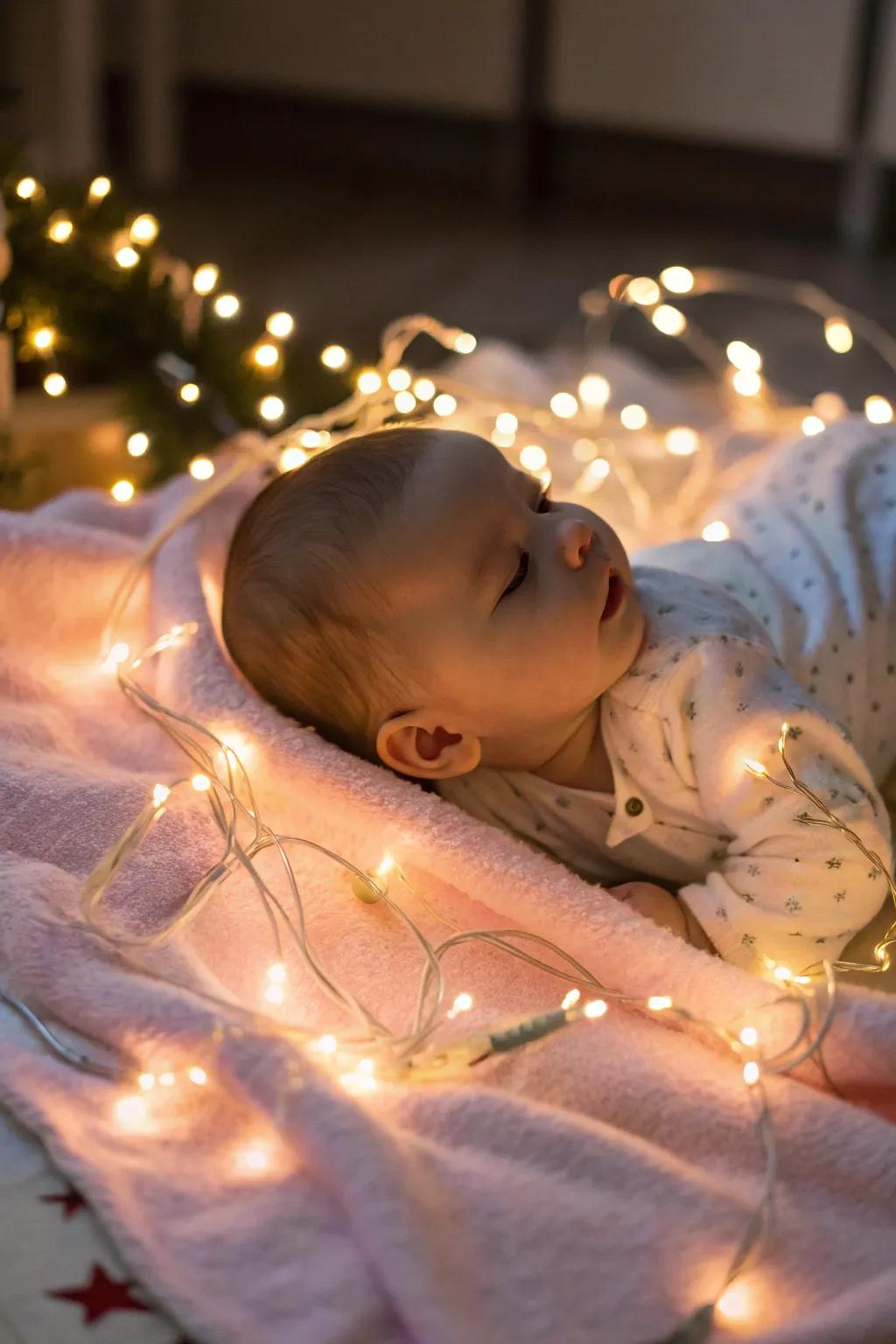 Twinkle lights inject a hint of enchantment into any photo.
