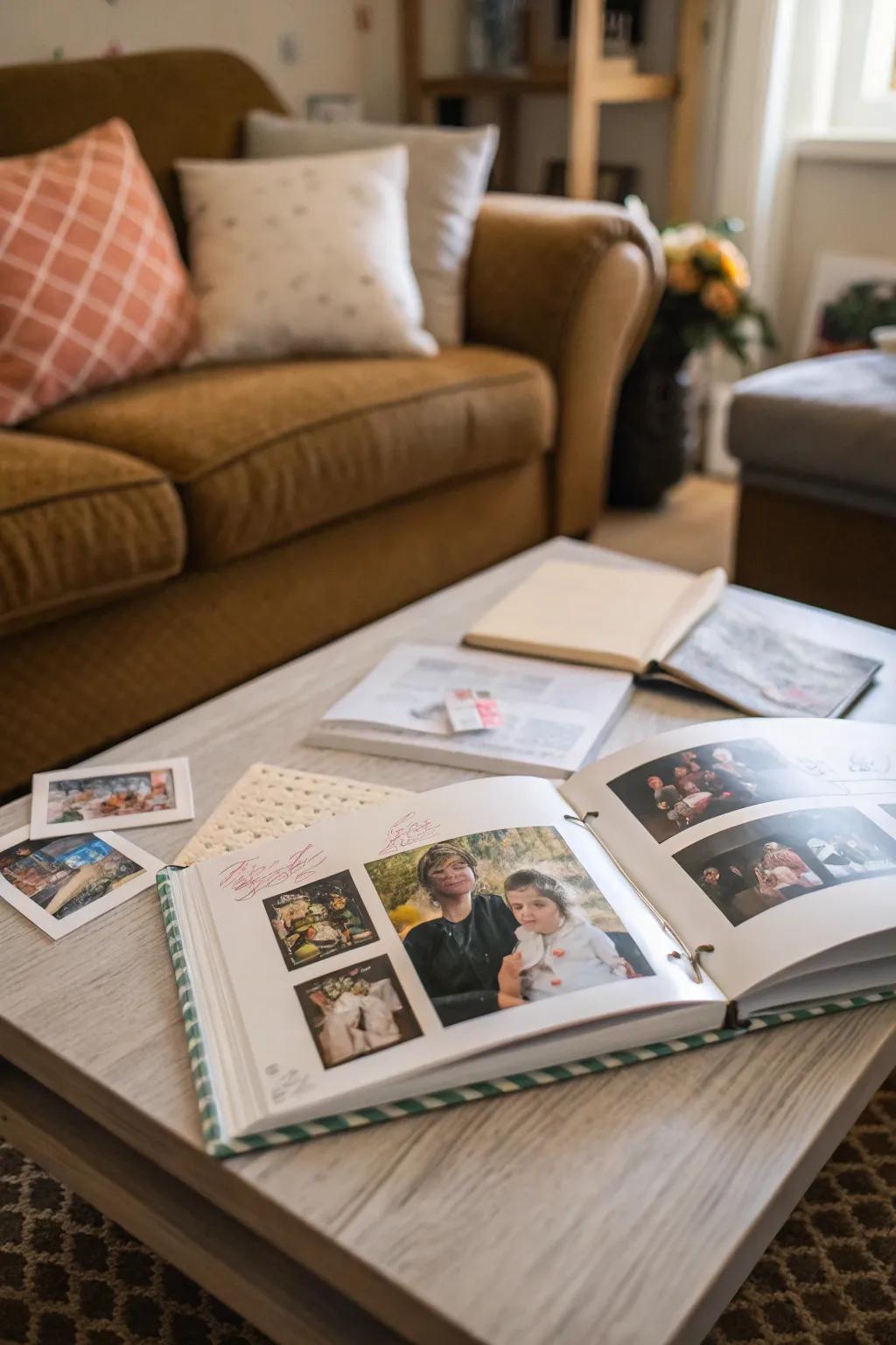 A memory keeper filled with treasured memories.