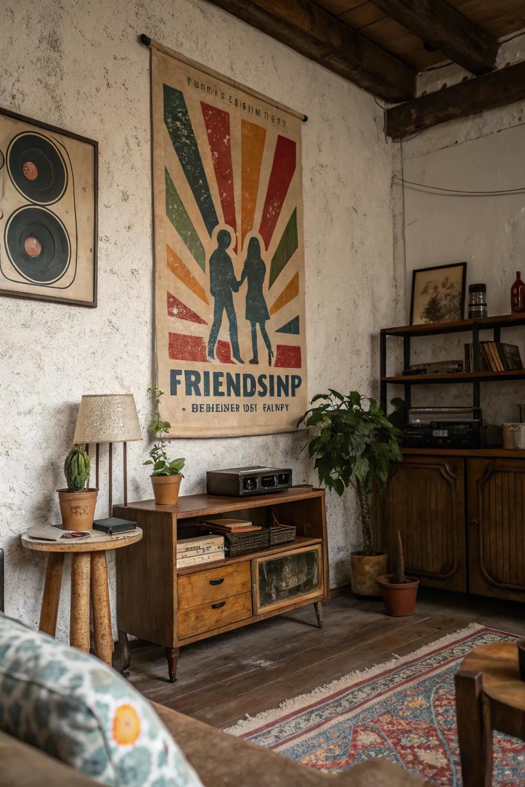 Charm to a space.
